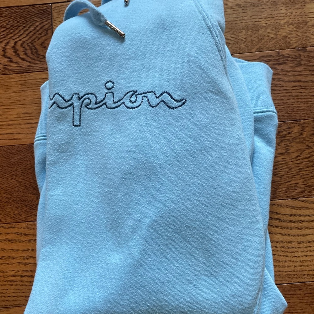 Blue champion hoodie